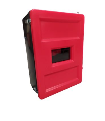 COFRE, ARMARIO, CAJÓN DE EXTINTOR DOBLE 6/9 KG CON VENTANA