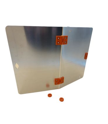 PANEL A.D.R. NEUTRO NARANJA CON BISAGRA METÁLICA VERTICAL