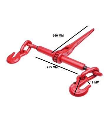 TENSOR DE CADENAS CON GANCHOS