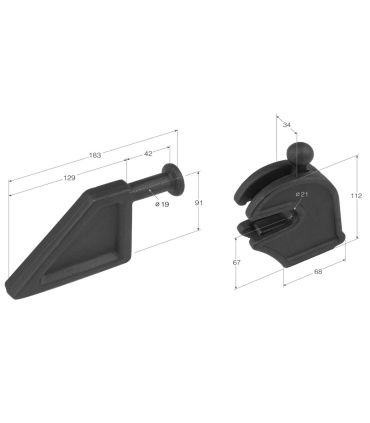 CIERRE TRASERO BASCULANTE SUPERIOR PEQUEÑO