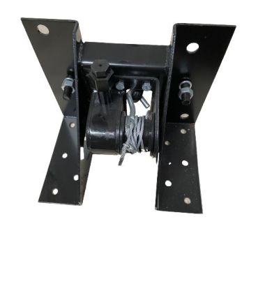 SOPORTE DE RUEDA CON TORNO CABRESTANTE