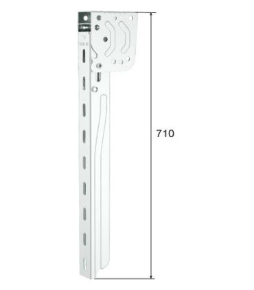 SOPORTE ARTICULADO PARACICLISTA ANTIEMPOTRAMIENTO LATERAL CON CLIP
