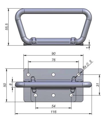 TIRADOR DE PUERTA INOXIDABLE