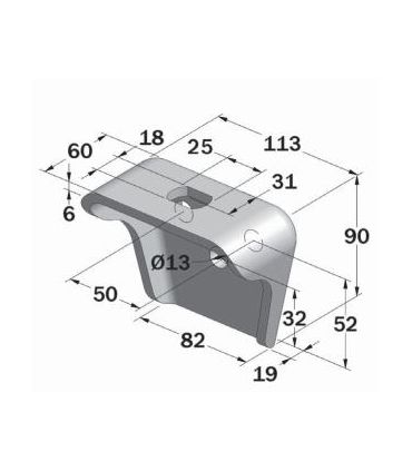 SOPORTE DE CHASIS GRANDE