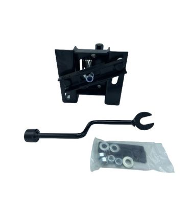 SOPORTE DE RUEDA PORTA RUEDA HEXAGONAL CON MANIVELA