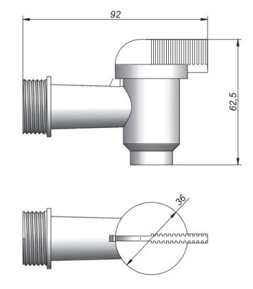GRIFO PARA EL DEPÓSITO DE AGUA