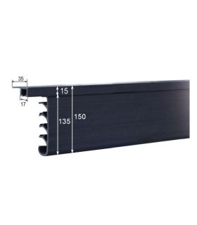 ANTISPRAY LATERAL DE 150 X 4000 mm.