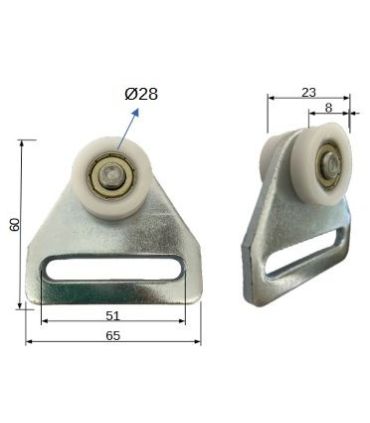 RODAMIENTO CHAPA TRIANGULAR