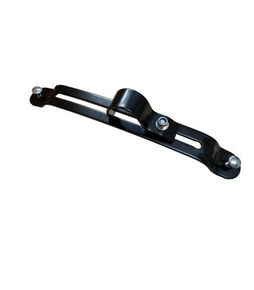 BRIDA, SOPORTE DE ALETA, SOPORTE GUARDABARROS NEGRO REGULABLE ACERO