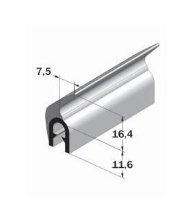 JUNTA DE MALETERO CON SUJECCIÓN METÁLICA 1,5-3 mm.