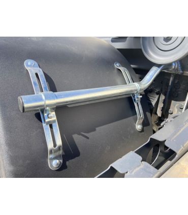 SOPORTE DE ALETAS, GUARDABARROS TUBO CURVO CON PLETINA