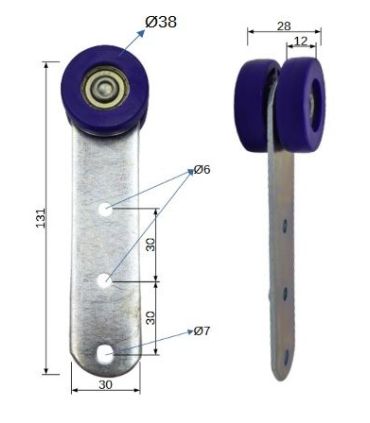 RODAMIENTO SENCILLO CHAPA
