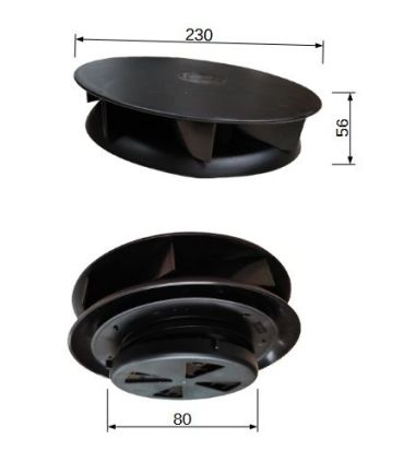 AIREADOR ROTATIVO SLIM-MATIC NEGRO