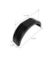 ALETA GUARDABARROS BASE PLANA 200x770x1135 mm. PARA REMOLQUE LIGERO DOMAR