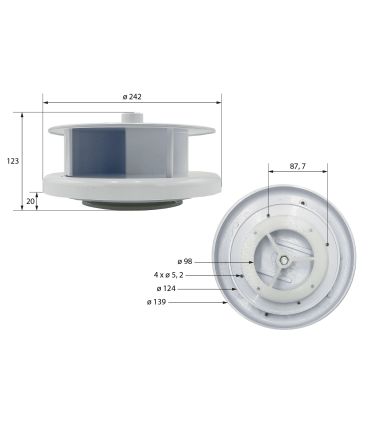 AIREADOR VENTILADOR EXTRACTOR ROTATIVO DE AIRE PARA TECHO
