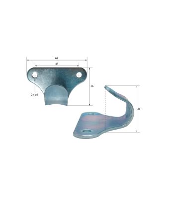 GANCHO CORAZÓN PARA LONA DE CAMIÓN