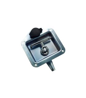 CERRADURA, CIERRE DE CAJÓN DE HERRAMIENTAS 124 x 121 ACERO CINCADO