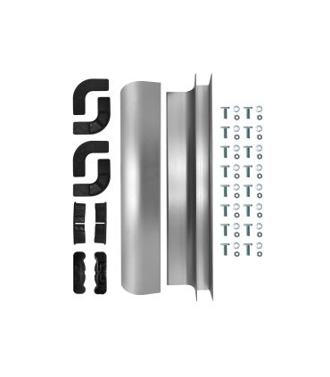 JUEGO 2 CANTONERAS PROTECCIÓN LATERAL PARA-CICLISTA PERFIL ONDULADO