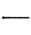 TUBO PARA ALETA NEGRO BASE REDONDA RECTO 665 mm