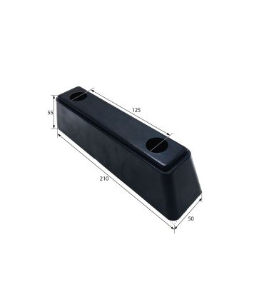 TOPE DE GOMA CAUCHO 210x50x55 PARA CAMION