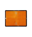 PANEL A.D.R. NEUTRO CON NIDO DE ABEJA NARANJA REFLECTANTE CON BISAGRA PLEGADO VERTICAL