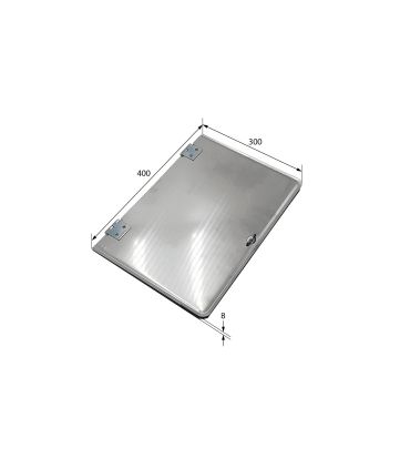 PANEL A.D.R. NEUTRO V11 CON NIDO DE ABEJA NARANJA PLEGADO VERTICAL