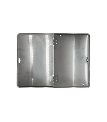 PANEL A.D.R. NEUTRO V11 CON NIDO DE ABEJA NARANJA PLEGADO VERTICAL