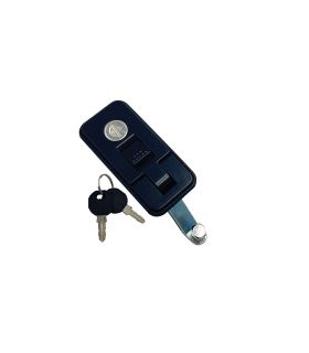 CIERRE, CERRADURA DE PRESIÓN DE 80 X 35 mm. CON LLAVE