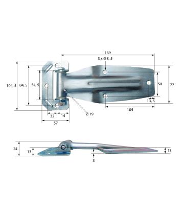 BISAGRA PEQUEÑA DE LIBRO