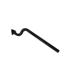 TUBO PARA ALETA BASE TRIANGULAR LARGO CURVADO NEGRO