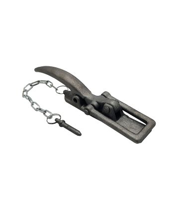 CIERRE CON SEGURO GRANDE ACERO BRUTO