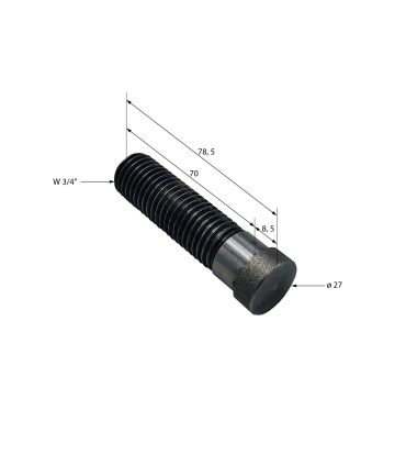 TORNILLO PARA MANILLA ROSCADA 3/4''