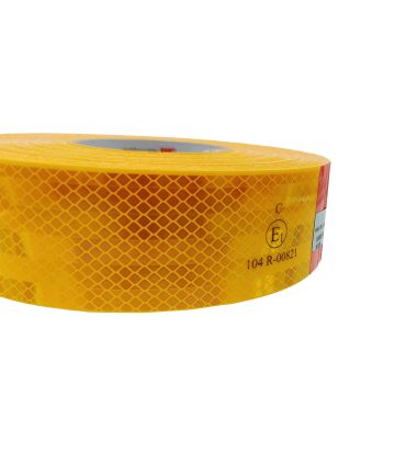 CINTA REFLECTANTE ADHESIVA V23 AMARILLA MARCA 3M