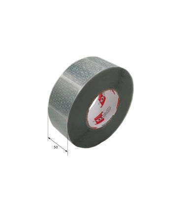 CINTA REFLECTANTE ADHESIVA PARA LONAS BLANCA SEGMENTADA MARCA ORAFOL