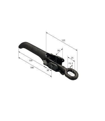 CIERRE DE ANILLA REGULABLE MANGO DE CHAPA