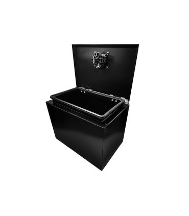 CAJÓN ACERO CINCADO NEGRO 1 CIERRE 500x350x400 BAWER