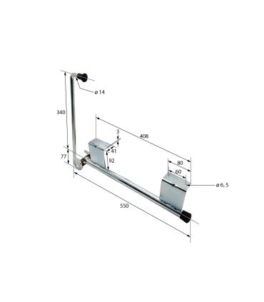 RETENEDOR SUJETA PUERTA CURVO GRANDE CON ENGRASADOR Y CON MUELLE