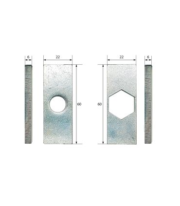 LOTE DE 4 JUEGOS DE TORNILLOS PARA PARACHOQUE DE ALUMINIO.