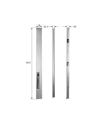 CIERRE LATERAL DE ALUMINIO IZQUIERDO