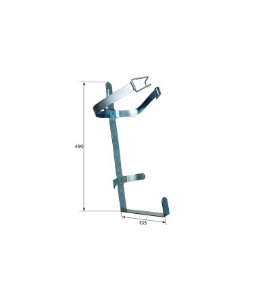 SOPORTE PARA EXTINTOR DE INTERIOR DE CABINA DE 9 KG