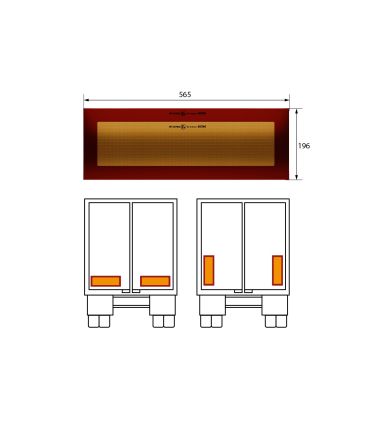 JUEGO 2 PEGATINAS VEHÍCULO LARGO