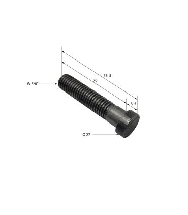 TORNILLO PARA MANILLA ROSCADA 5/8"