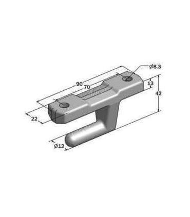BULÓN MACHO BISAGRA LATERAL TIR 9 CARTOLA