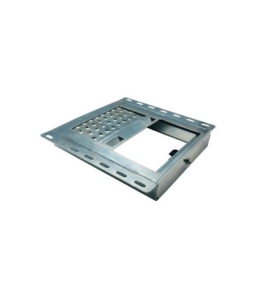 ESCALERA ESCAMOTEABLE DE 1 PELDAÑO CON PLATAFORMA SUPERIOR