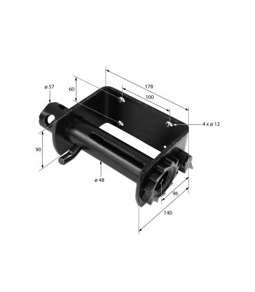TORNO TENSOR DE 48 REFORZADO PARA ATORNILLAR