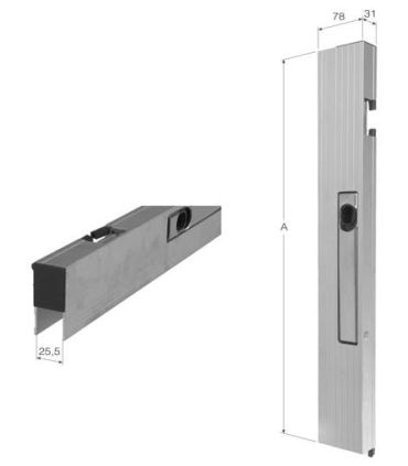 CIERRE LATERAL DE ALUMINIO DERECHO