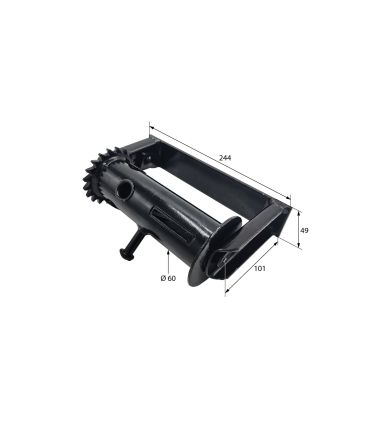 TORNO TENSOR DE 60 PARA CINTA Y CABLE