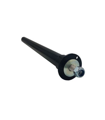 TUBO PARA ALETA NEGRO BASE REDONDA RECTO 535 mm