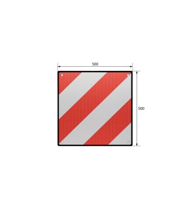 PLACA DE SEÑALIZACIÓN DE CARGA HOMOLOGADA