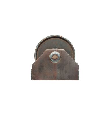 RODILLO VOLQUETE CONTENEDOR ESCOMBRO COMPACTADORA BASE ACERO BRUTO